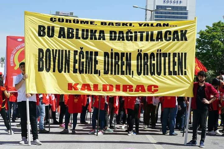 Kaldıraç: “Egemenlerin arayışlarına, restorasyon çabalarına karşı, işçi sınıfının alternatifi Birleşik Emek Cephesi’dir”