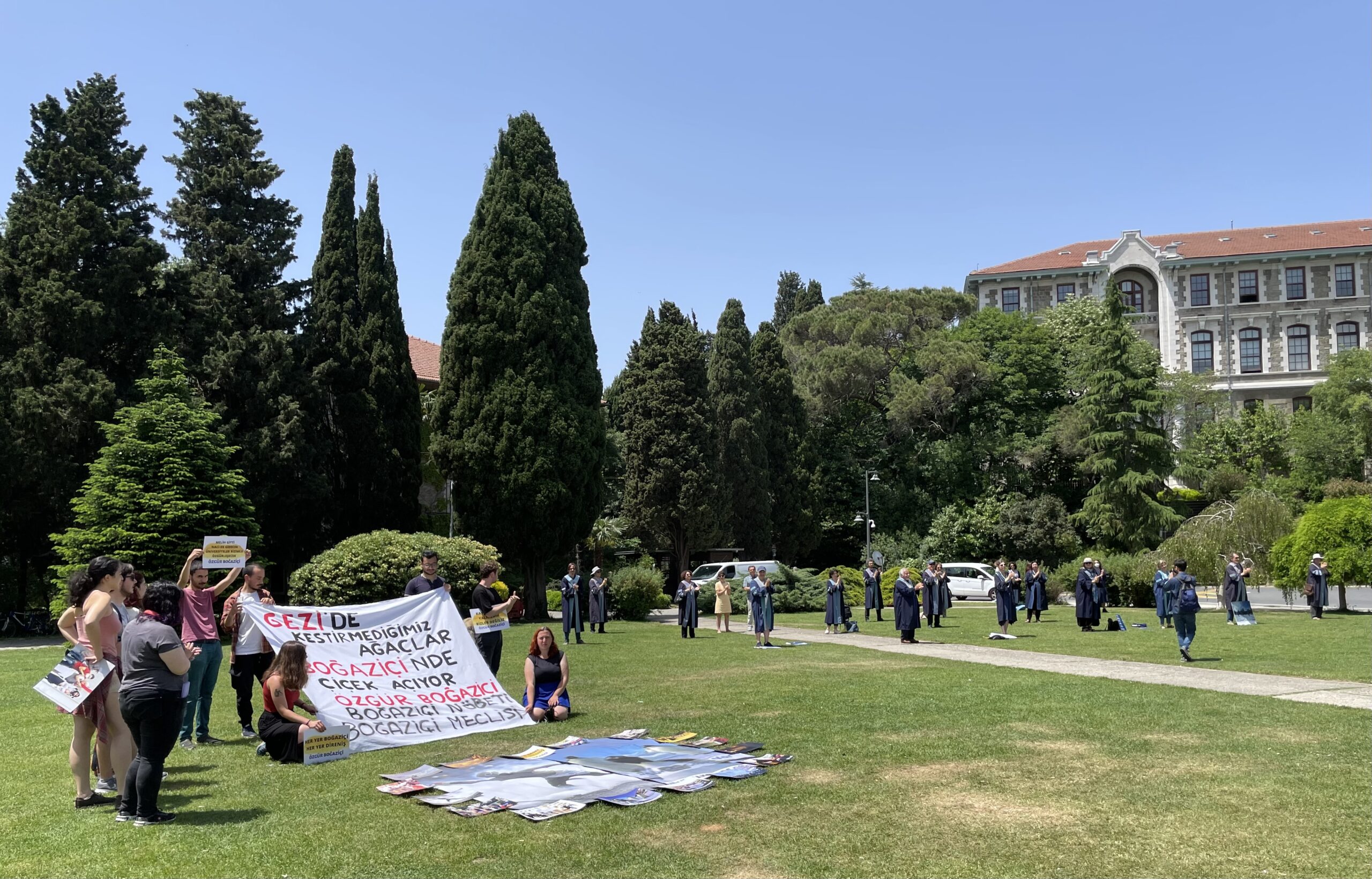 Boğaziçi Üniversitesi’nde akademisyenlerin nöbeti 347. gününde