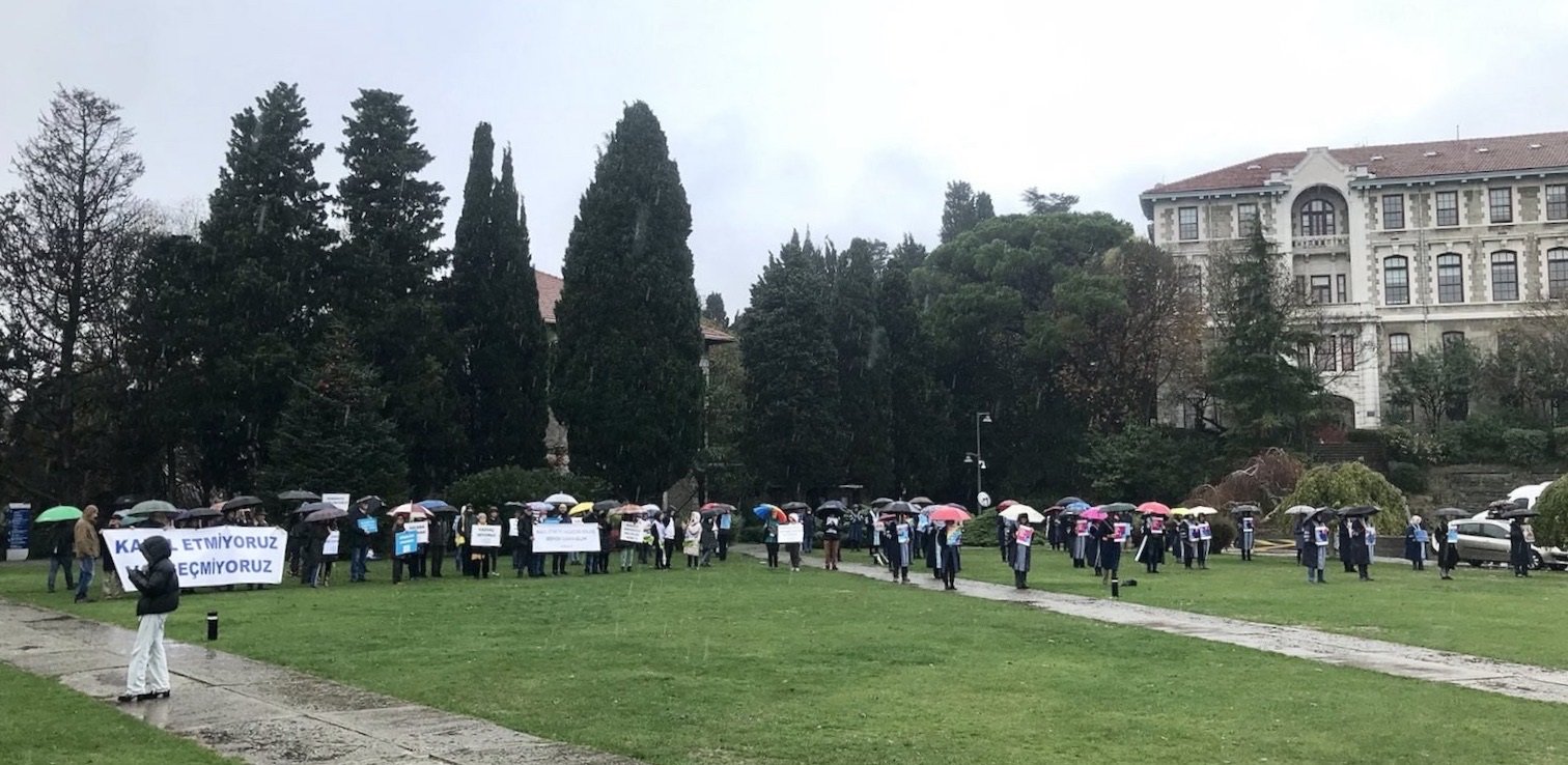 Boğaziçi Üniversitesi’nde akademisyenlerin nöbeti 473. gününde