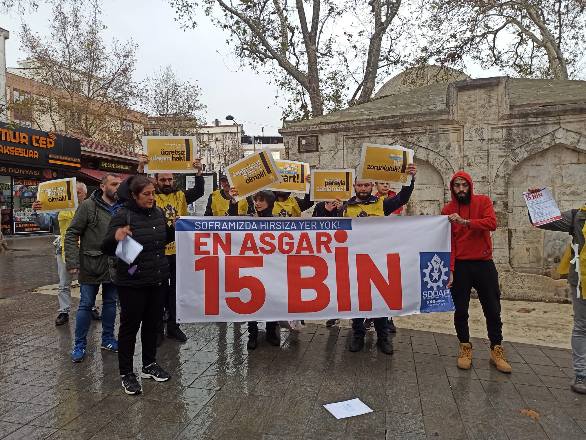 SODAP: &#8220;Soframızda hırsıza yer yok! En asgari 15 bin TL!&#8221;