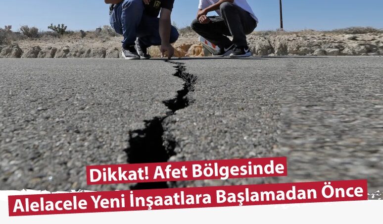 TMMOB HKMO: &#8220;Deprem sonrası acil olan inşaatlar değil, bilimi ve tekniği dikkate almaktır!&#8221;