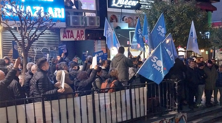 SOL Parti&#8217;den &#8220;Hükümet istifa&#8221; eylemi: 77 kişi gözaltına alındı