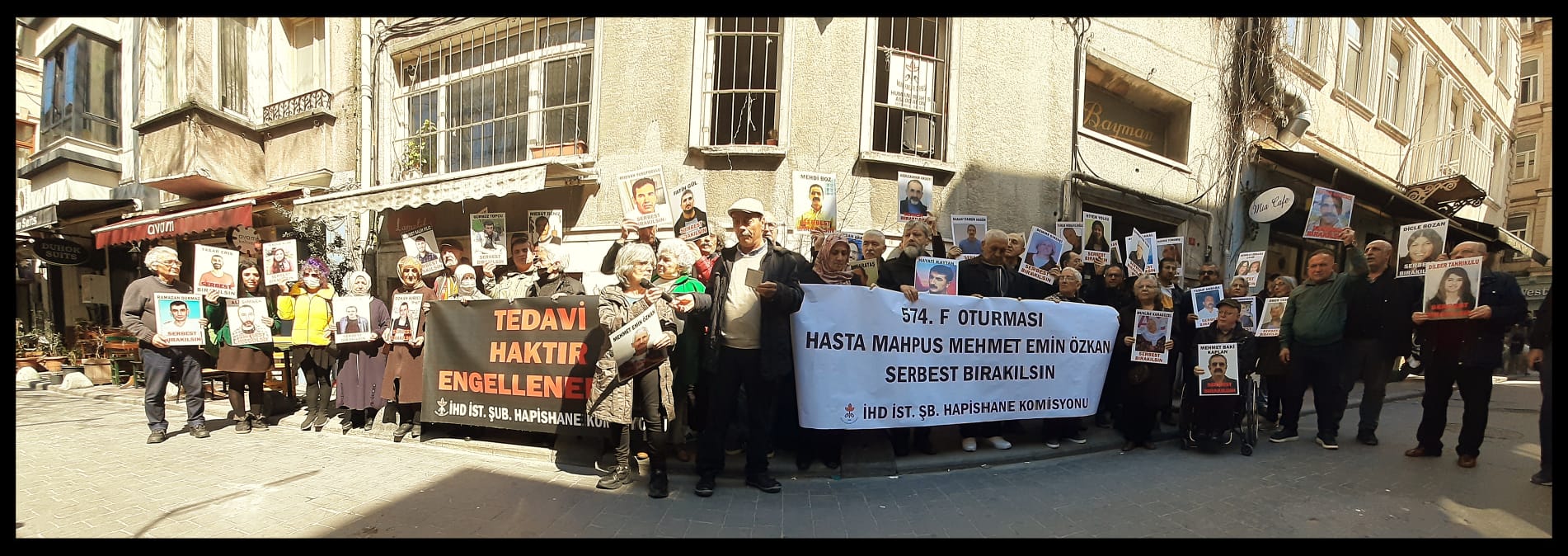 İHD 574. F Oturması: &#8220;Ağır hasta mahpus Mehmet Emin Özkan serbest bırakılsın&#8221;