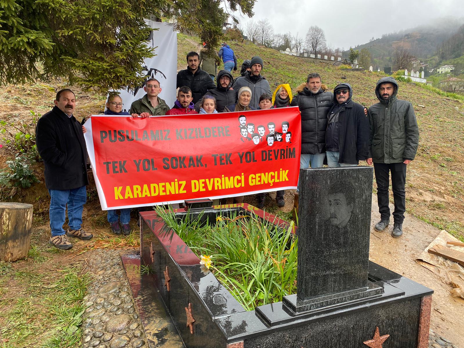 Kızıldere’de katledilen Cihan Alptekin mezarı başında anıldı