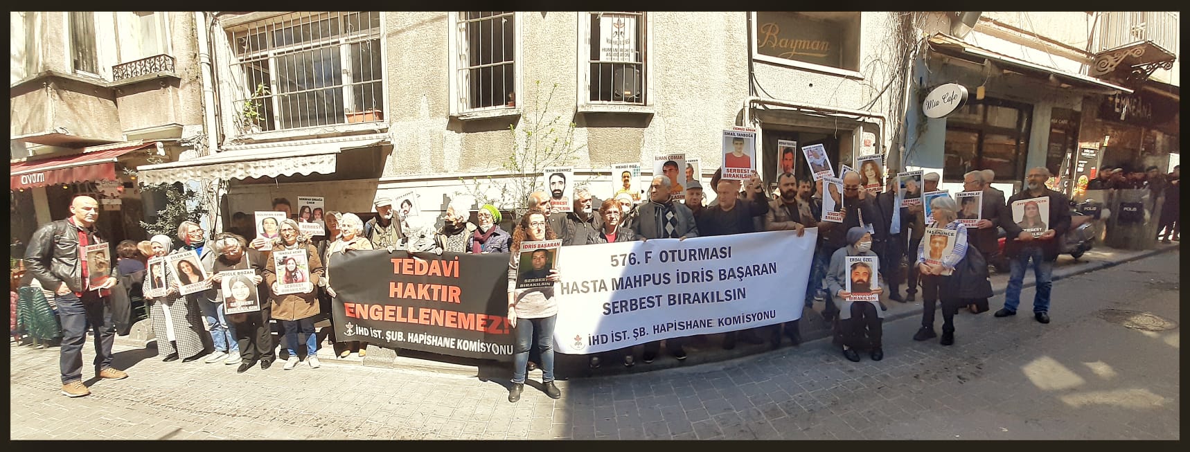 İHD 576. F Oturması: &#8220;Ağır hasta mahpus İdris Başaran serbest bırakılsın&#8221;