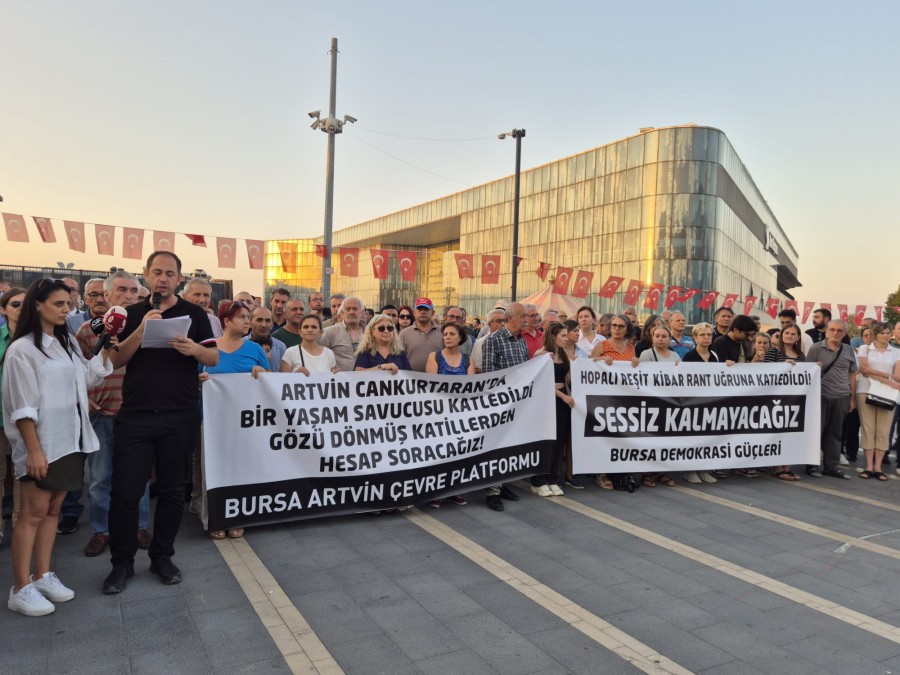 Bursa Demokrasi Güçleri, Reşit Kibar için eylemdeydi