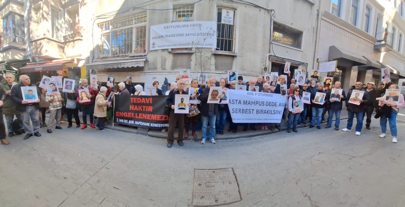 659. F Oturması: Hasta mahpus Dede Anıl serbest bırakılsın