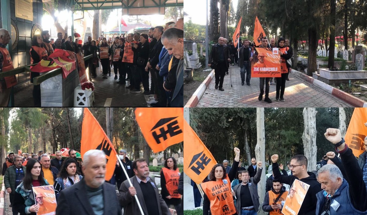 Tarsus Halkevi yöneticisi Zeki Kabakçıoğlu son yolculuğuna uğurlandı