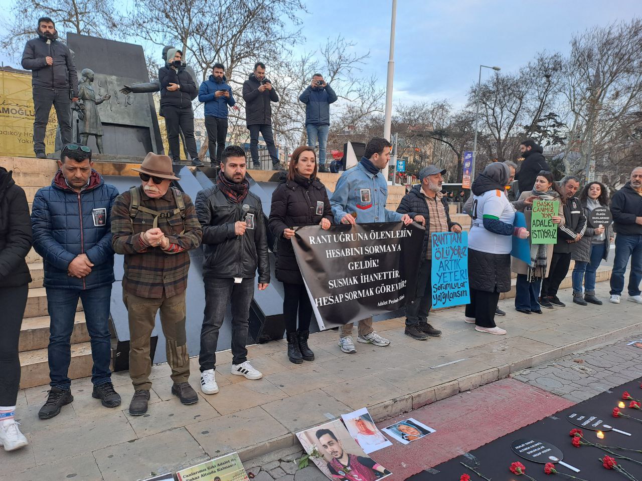 İstanbul&#8217;da 6 Şubat anması: &#8220;İki yıldır adalet peşindeyiz, başka canlar yanmasın diye&#8230;&#8221;