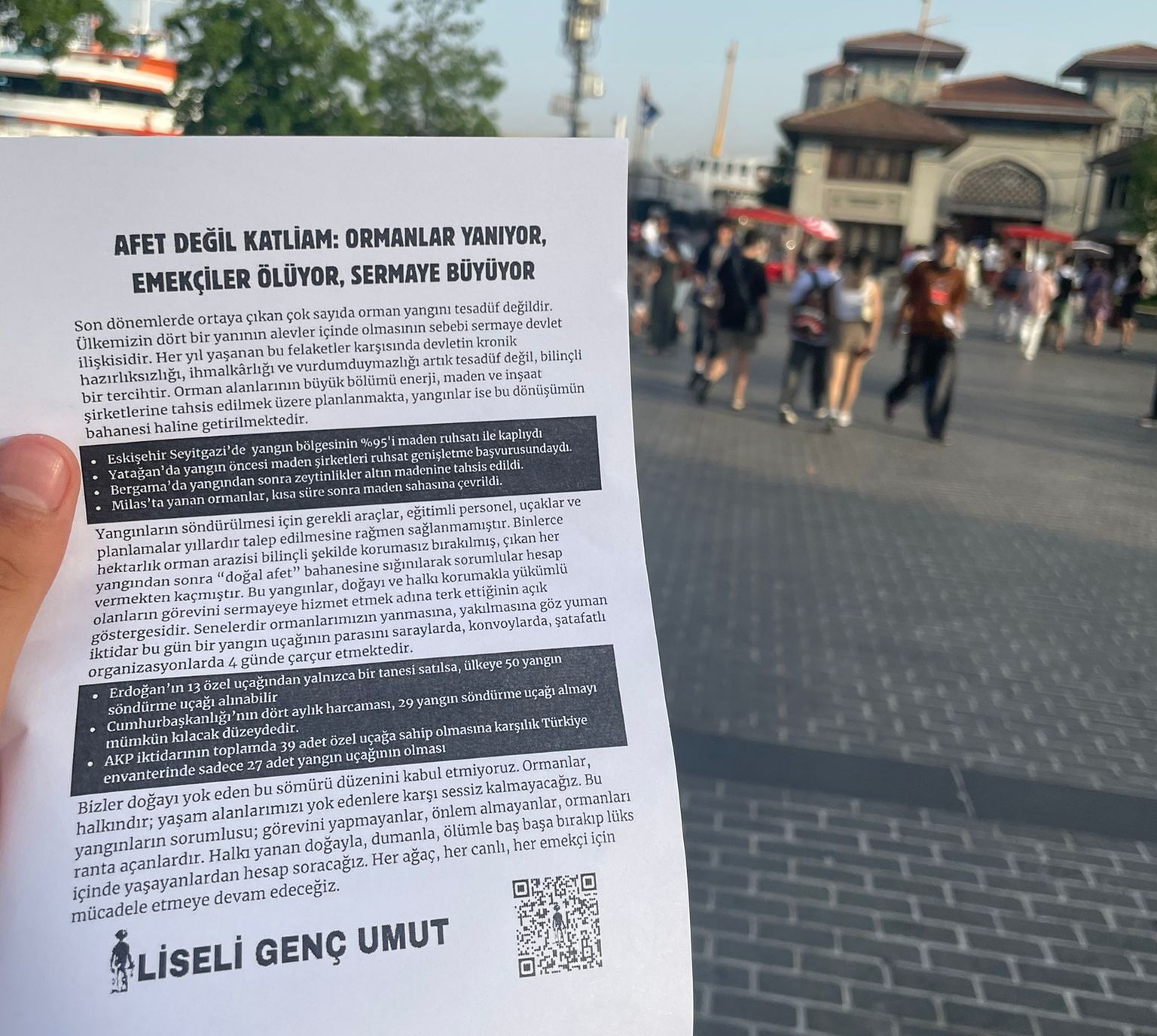 Liseli Genç Umut: &#8220;Doğamıza sahip çıkacağız&#8221;