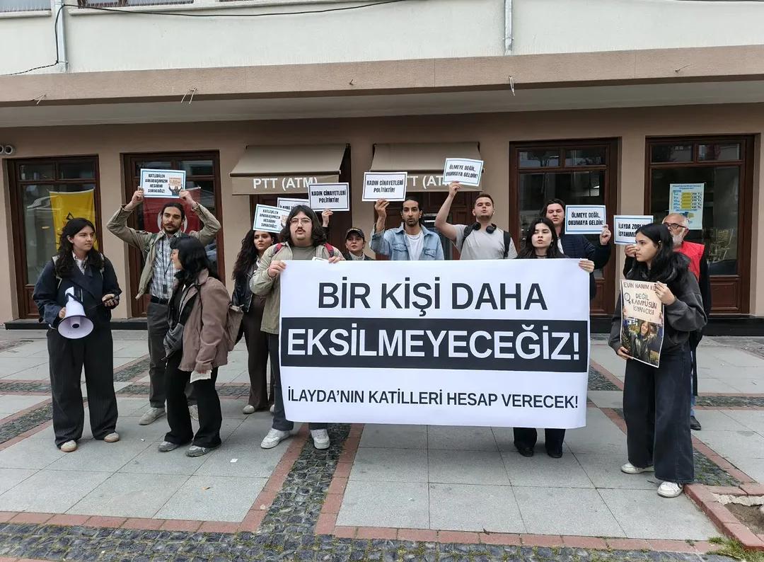 Mersin ve Edirne’de üniversiteliler İlayda Zorlu için sokakta: “Polisin aile aramaları son bulmalı”