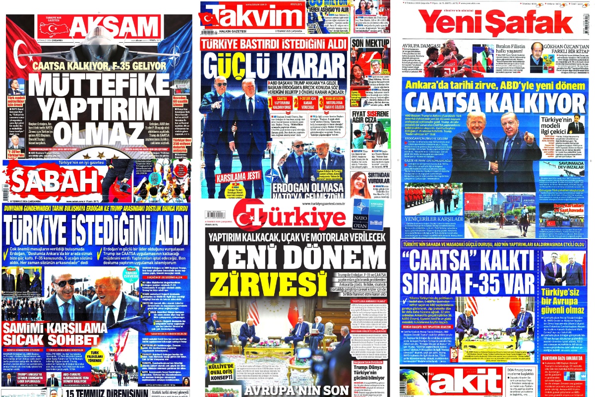 Ne Filistin ne İran dert olmuş: Erdoğan Trump'tan "aferini" kaptı, övgüsü Saray medyasına düştü