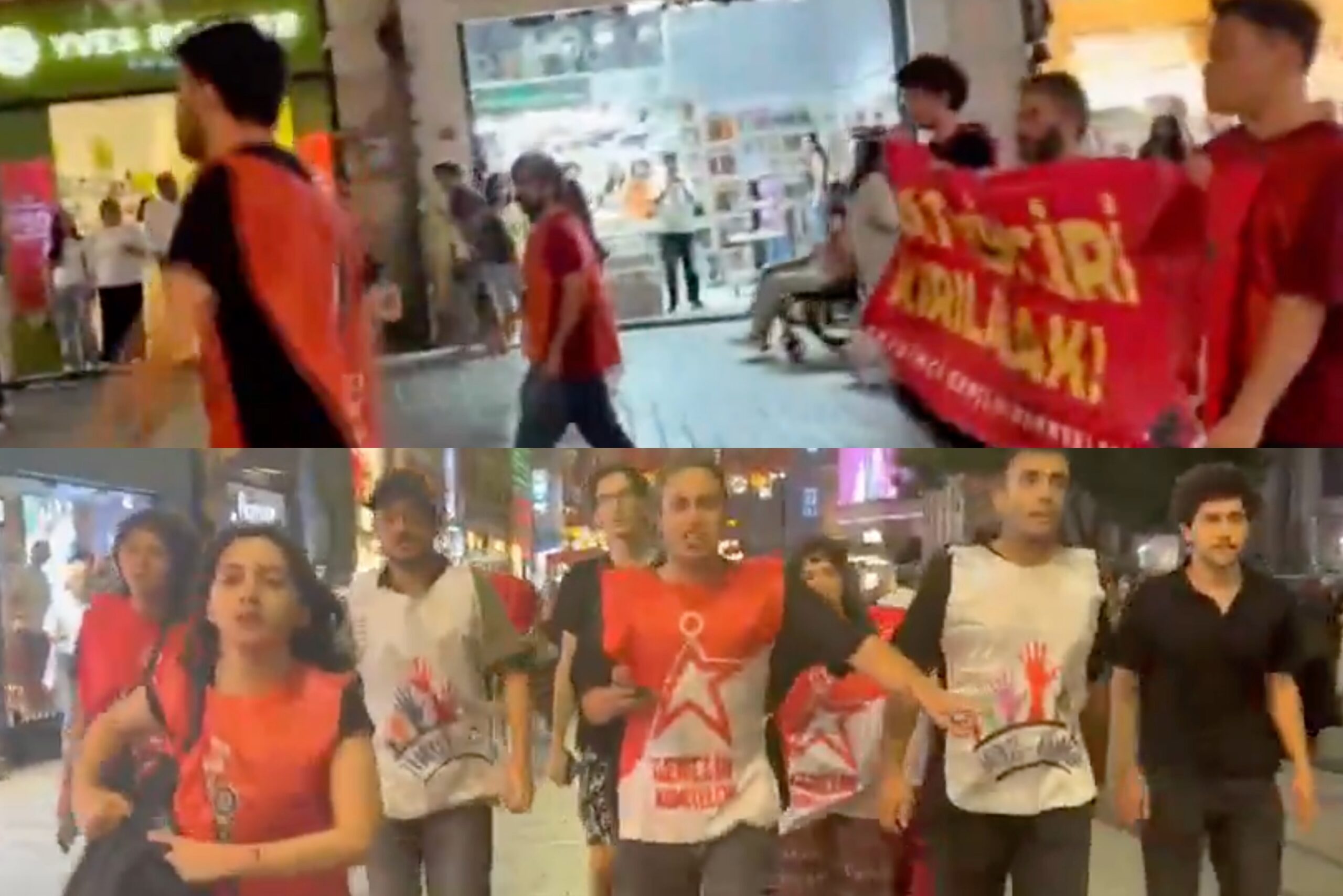 Taksim'de NATO zirvesi protestoları: "NATO defol bu memleket bizim"