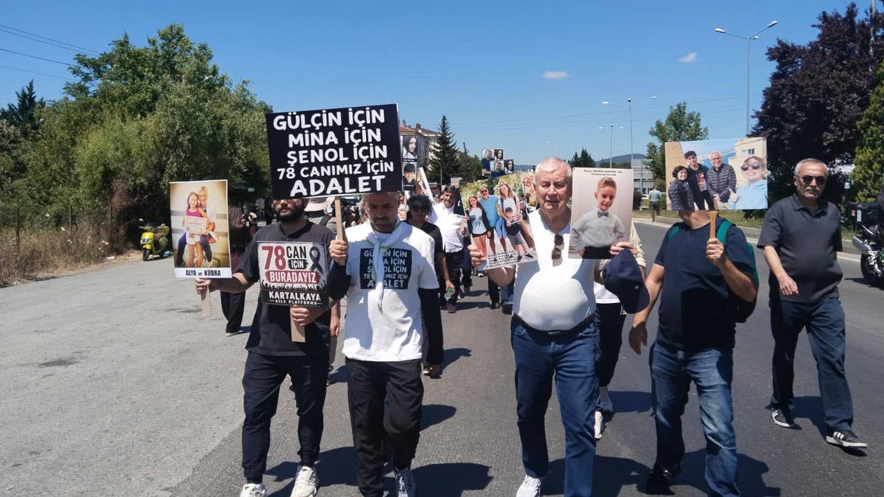 Bolu'dan Ankara'ya "78 Can İçin Adalet Yürüyüşü"